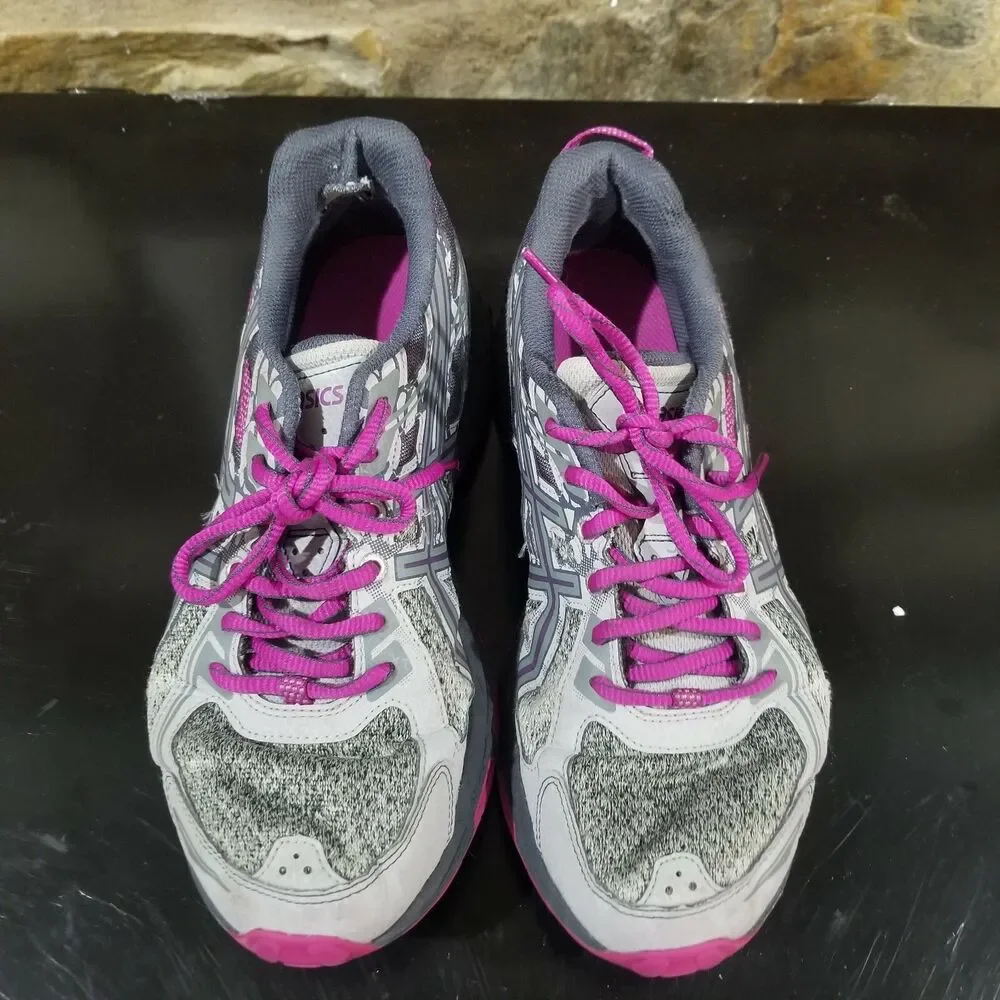ASICS GEL-Venture 6 Sneakers 1012A504-020 Grey/Purple Size 9.5